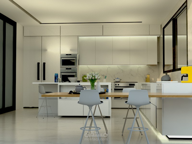 تصميم مطبخ لفيلا