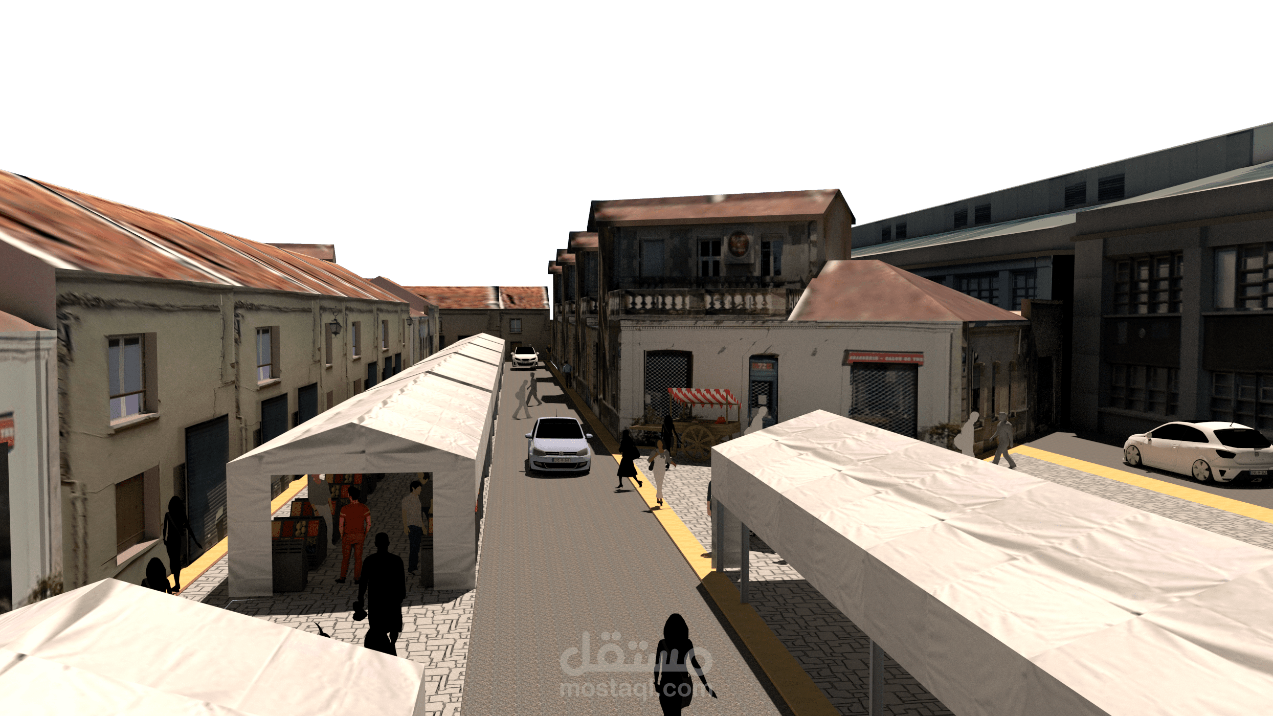 تجسيد ثلاثي الابعاد لحي عتيق بالجزائر