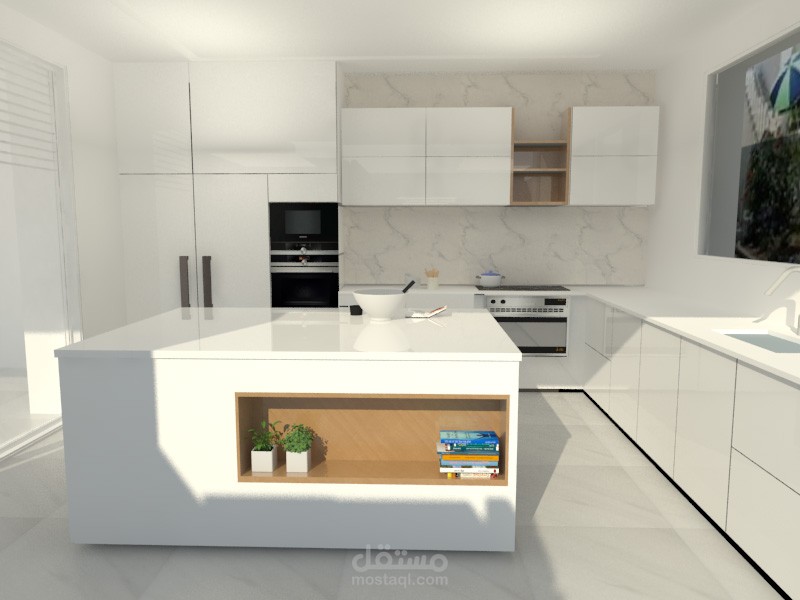 تصميم مطبخ عصري