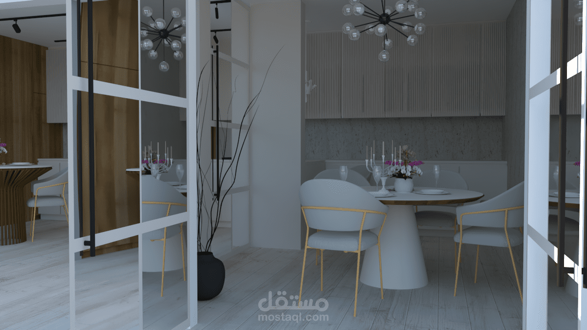 اعادة تصميم و توسيع مطبخ قائم