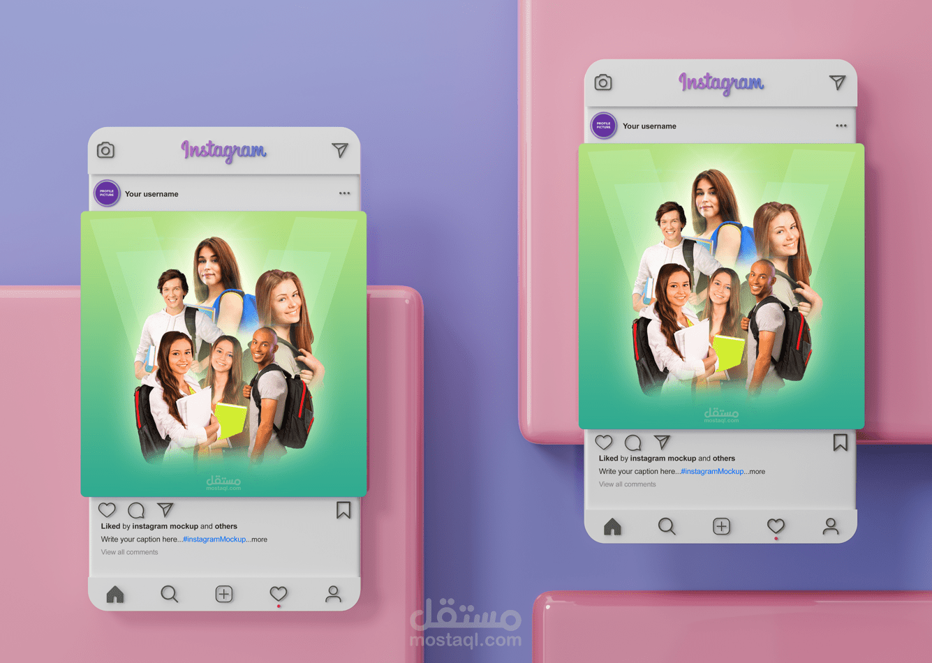 تصميم سوشيال ميديا (شباب جامعي)