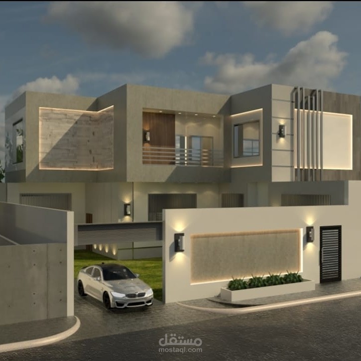 تصميم ديكور واجهات طراز مودرن