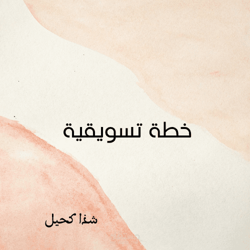 خطة تسويقية
