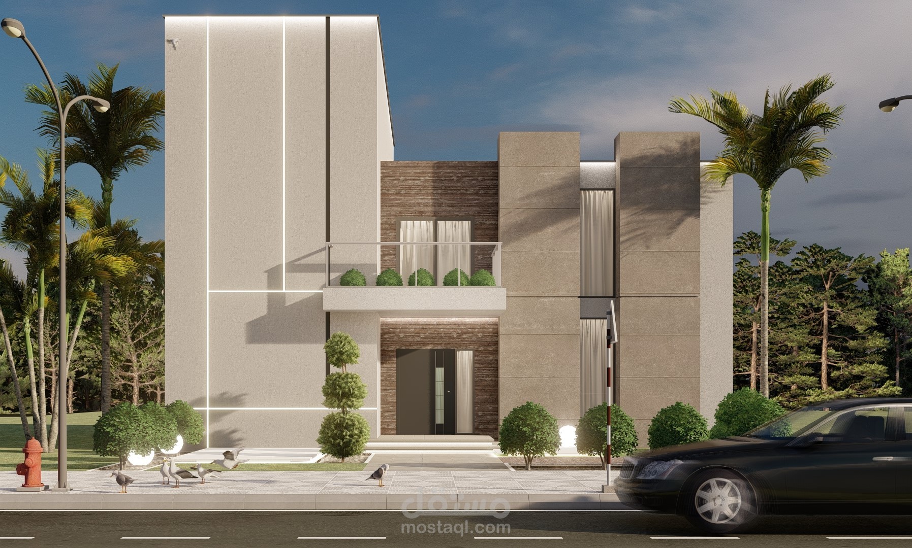 تصميم واجهة منزل