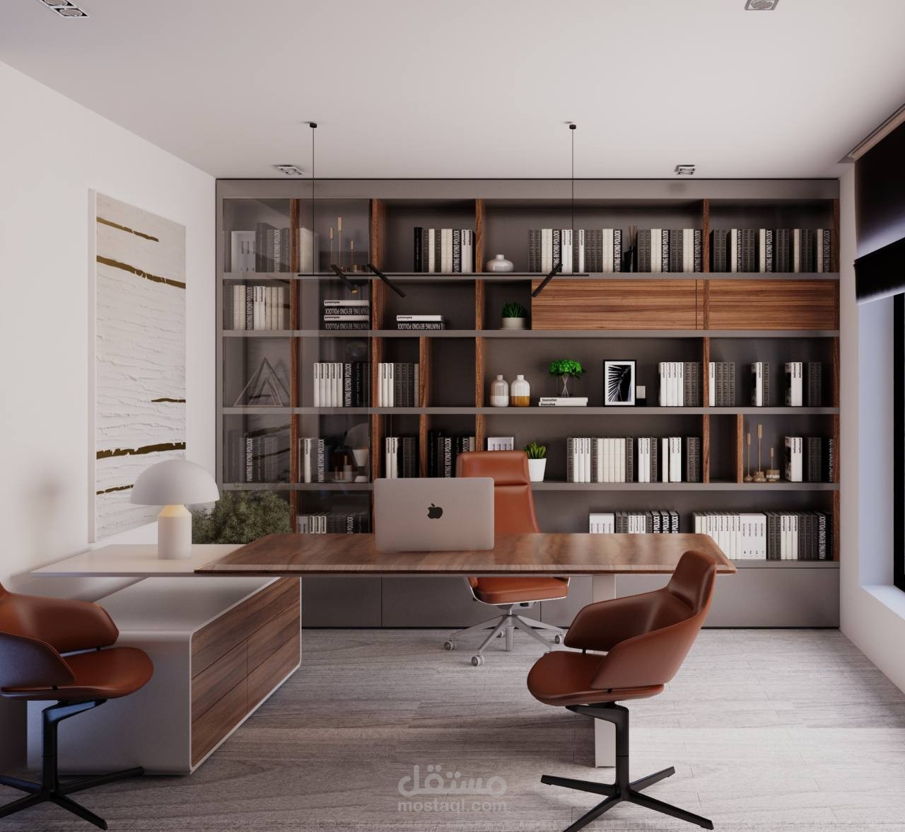 تصميم مكتب منزلي