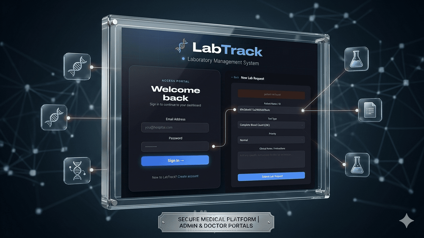 نظام LabTrack المتكامل لإدارة المختبرات الطبية