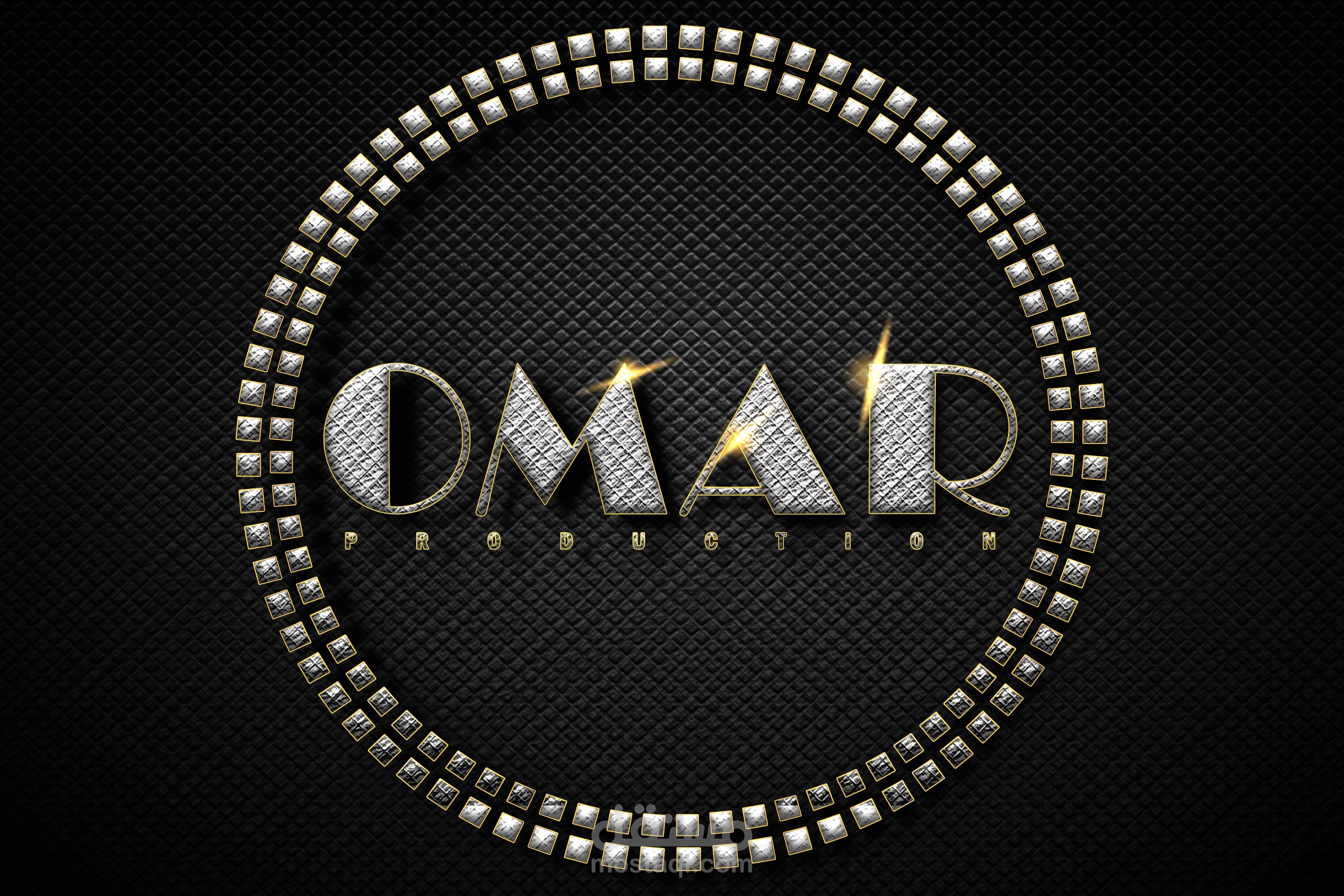 تصميم شعار لموقع افلام  Omar Production