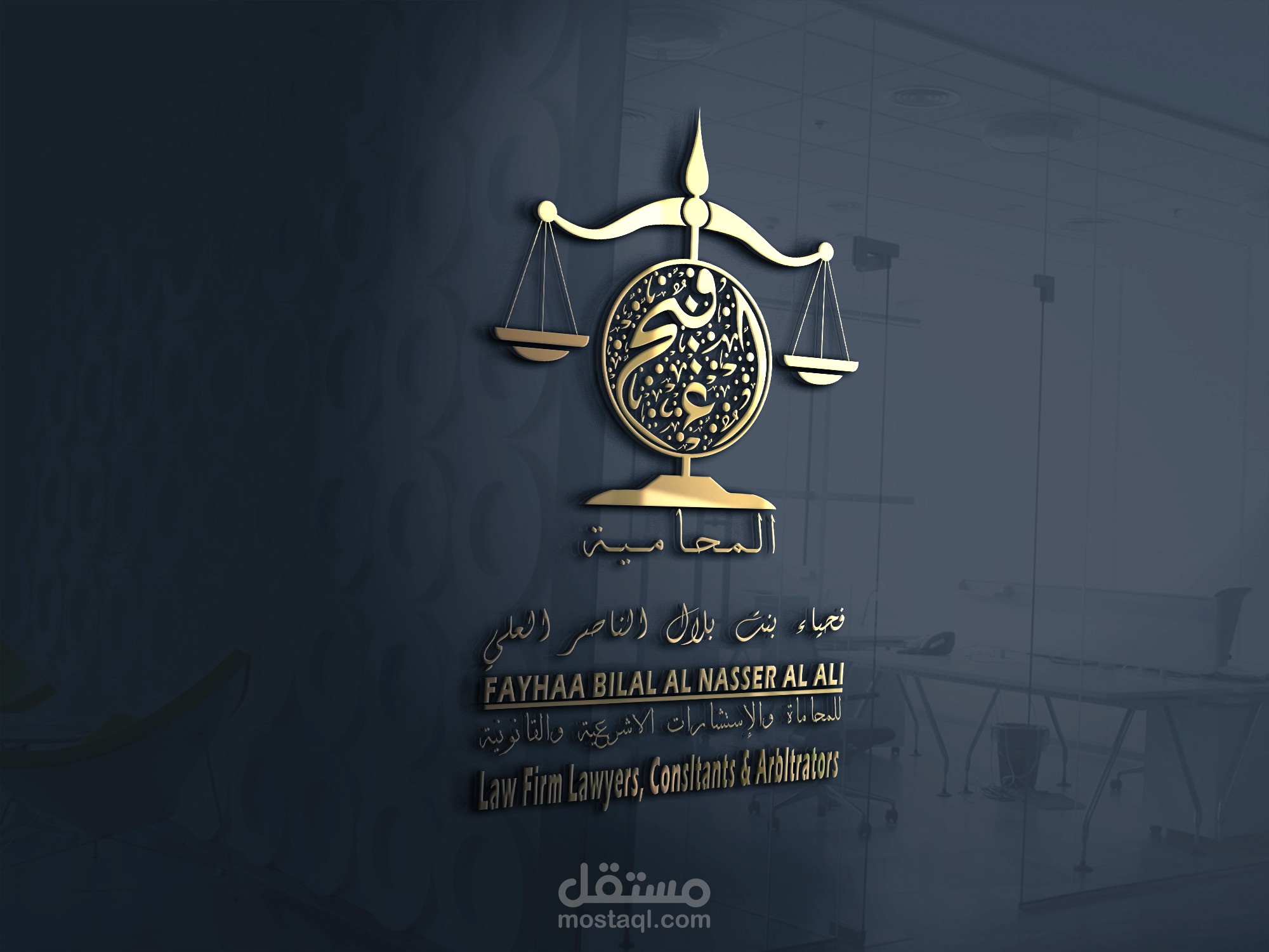 شعار لمكتب محاماة