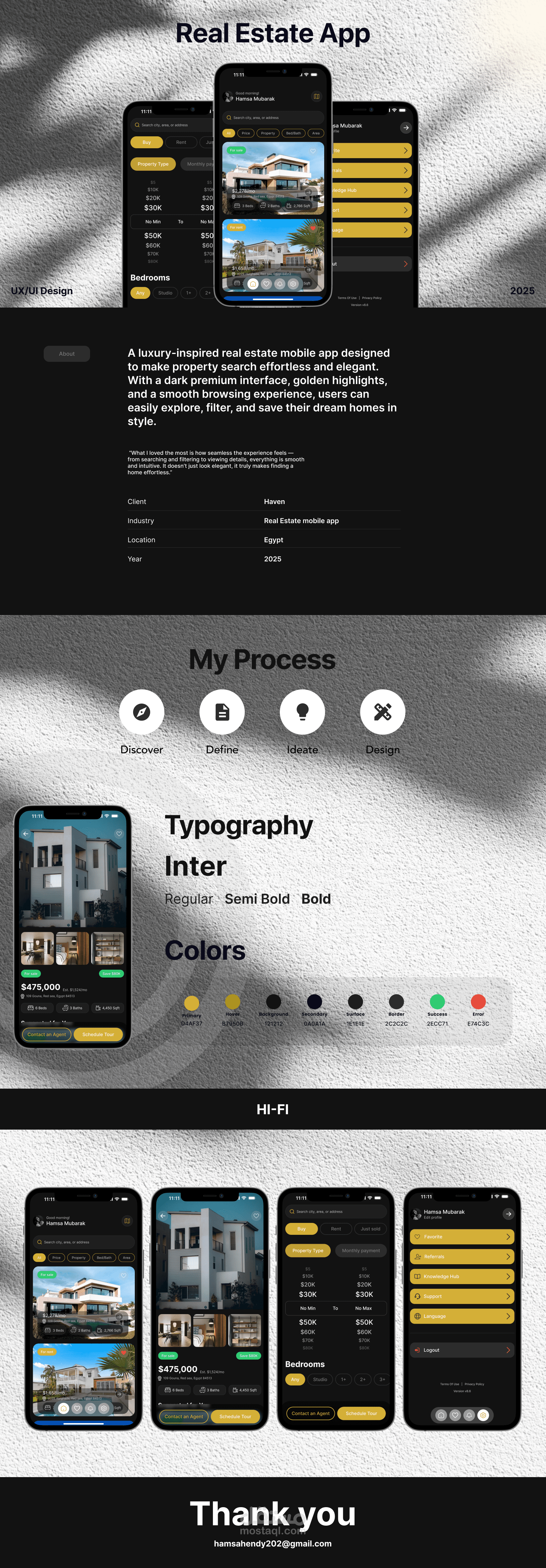 تطبيق عقارات (Luxury Real Estate App)