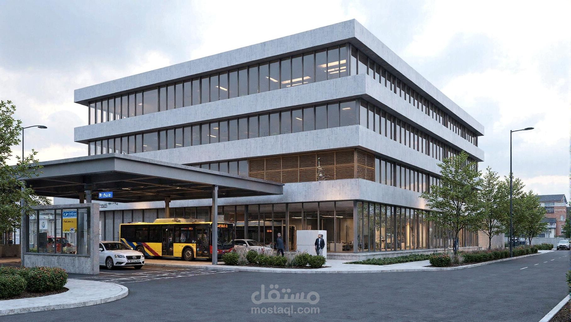 محطة نقل باص