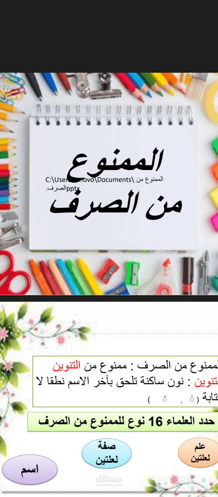 الممنوع من الصرف