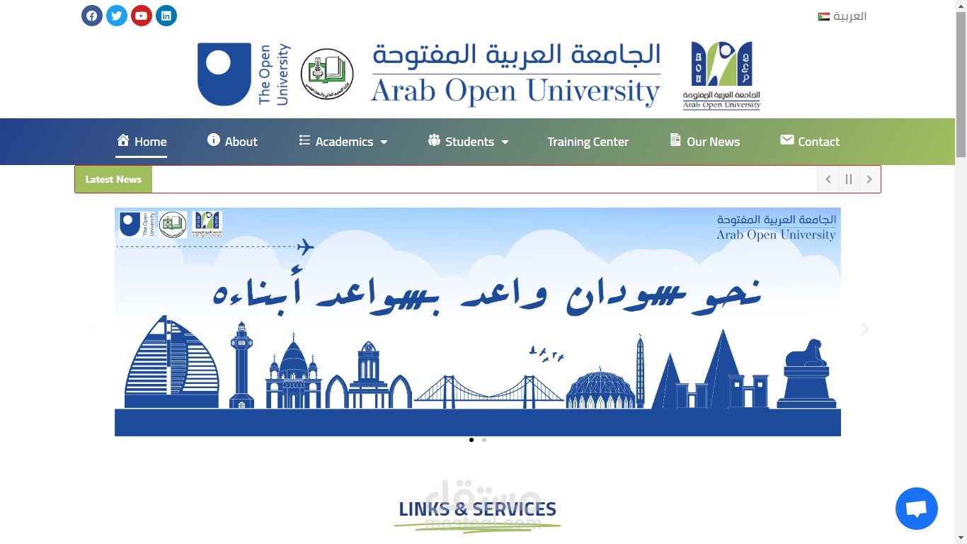تصميم و تطوير موقع إلكتروني