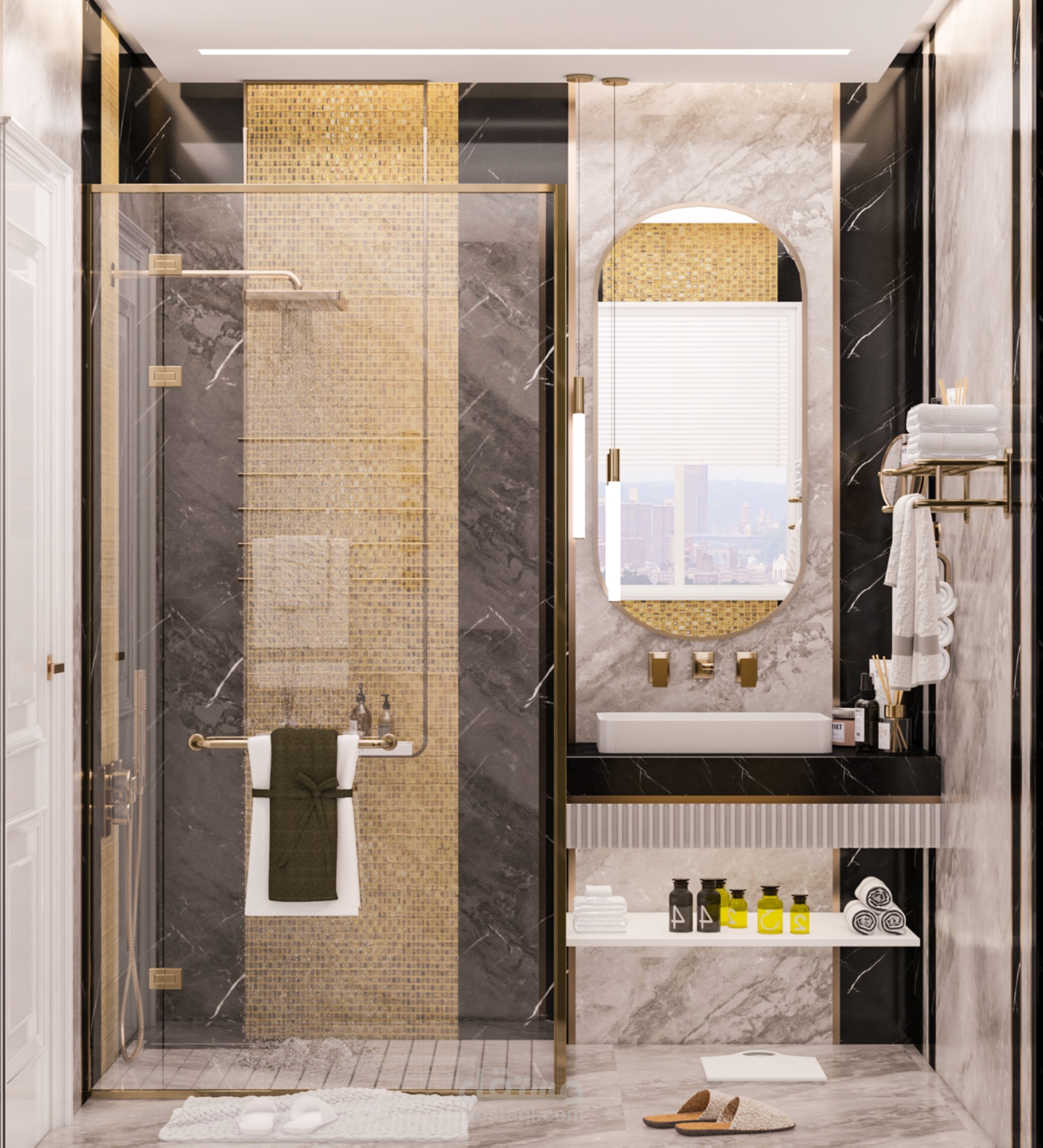 تصميم حمام