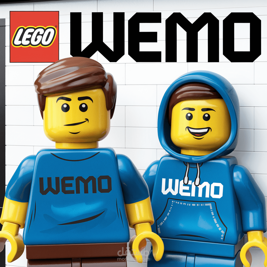 عمل مجسم “lego “بتصميم هودي لشركة “wemo “