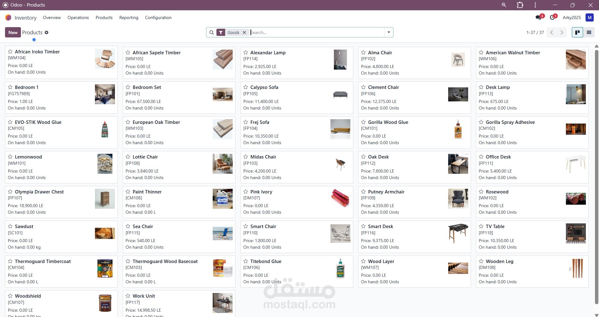 Add Products & Categories With pictures at Odoo Inventory Module