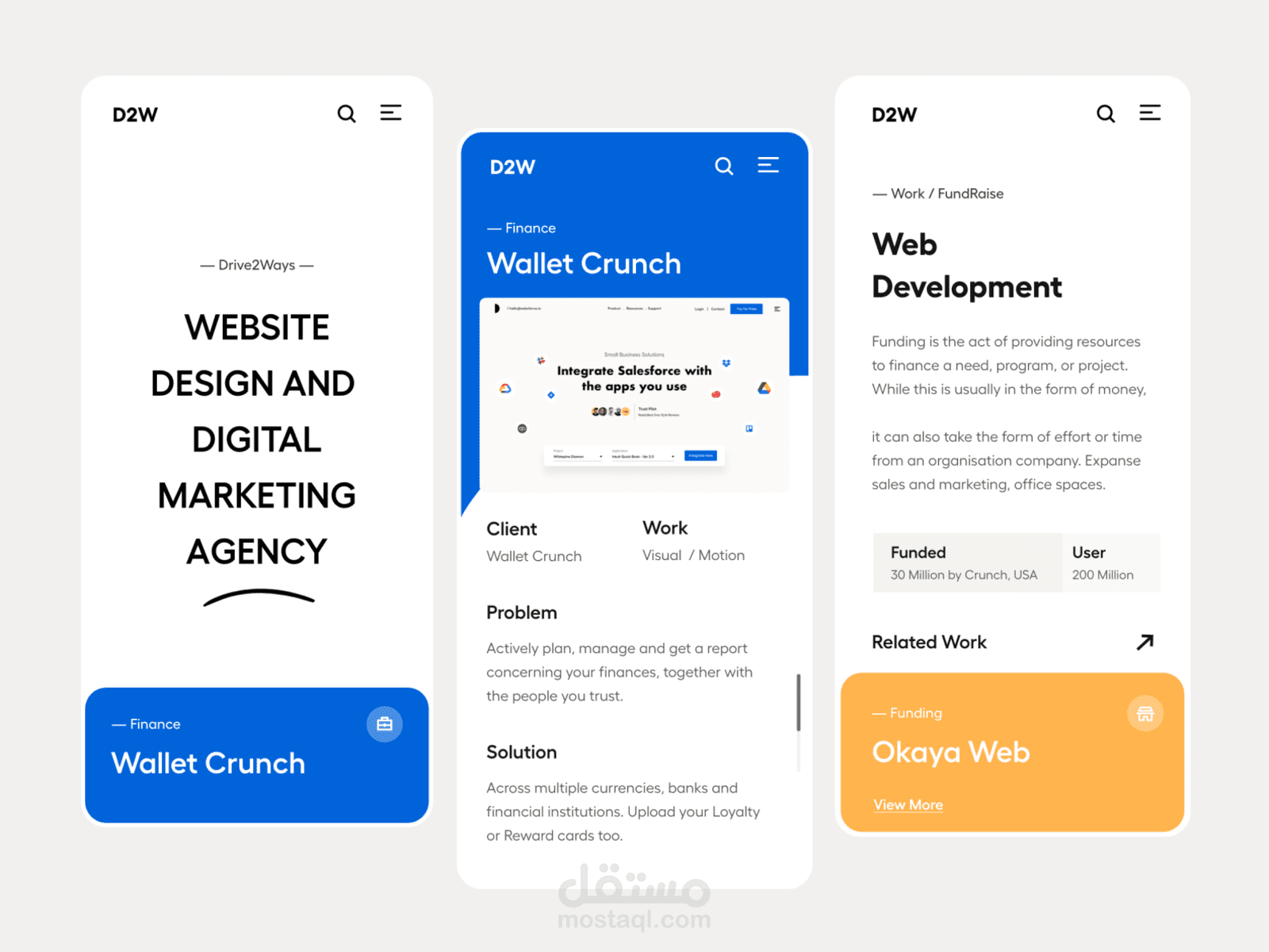 Mobile ui design