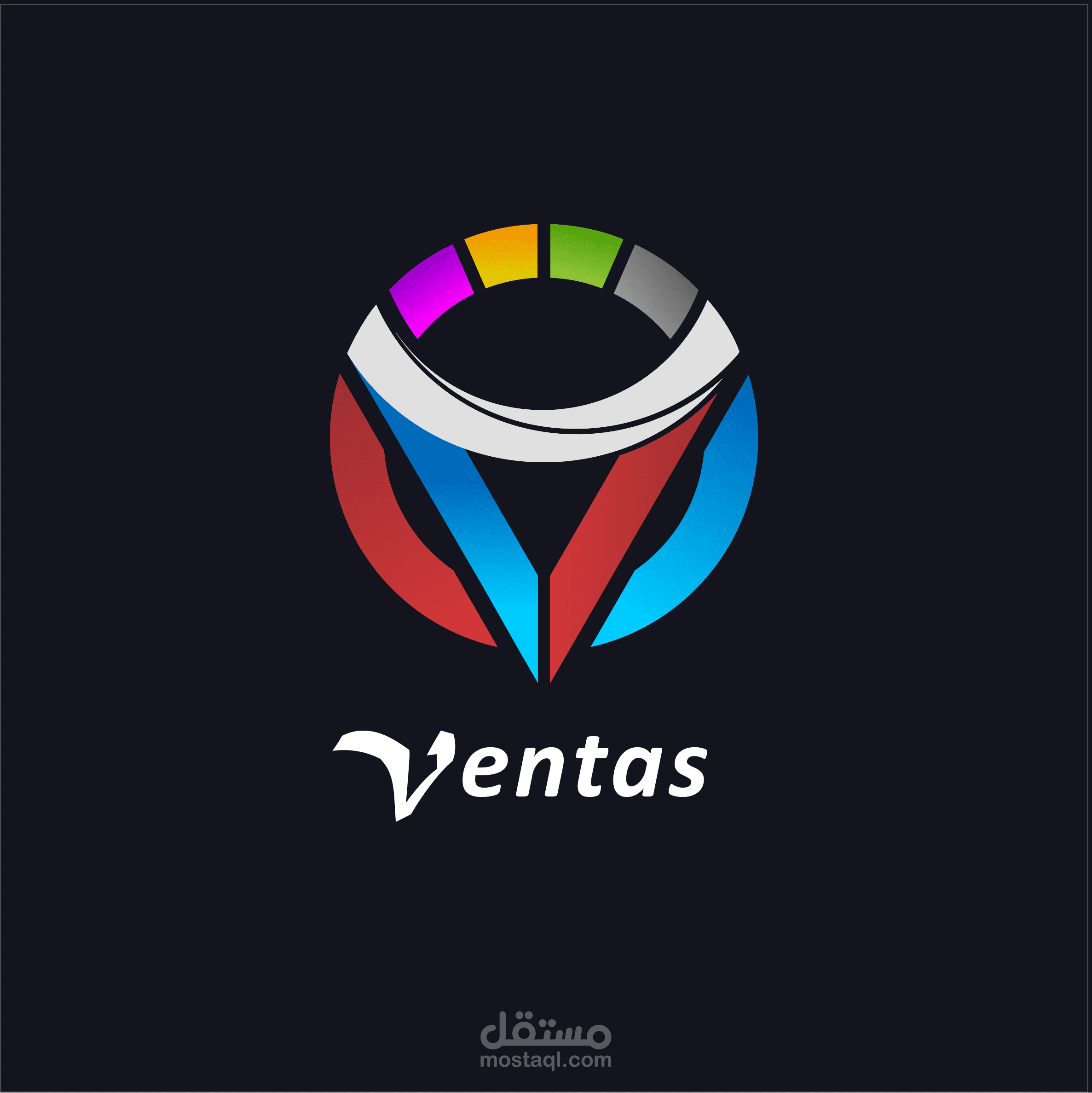 لوجو شركة Ventas لتصميم الجرافيك