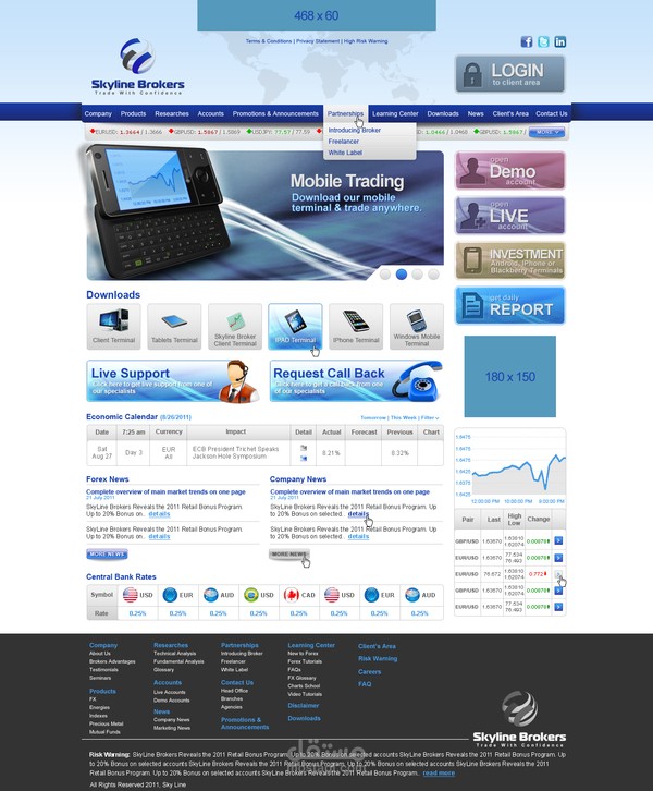 Skyline Brokers Website