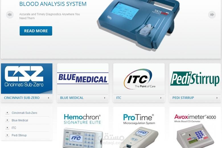 Develop Full Content Management site for Al Shomoukh Trading for Technical & Medical Supplies "Kingdom of Saudi Arabia.