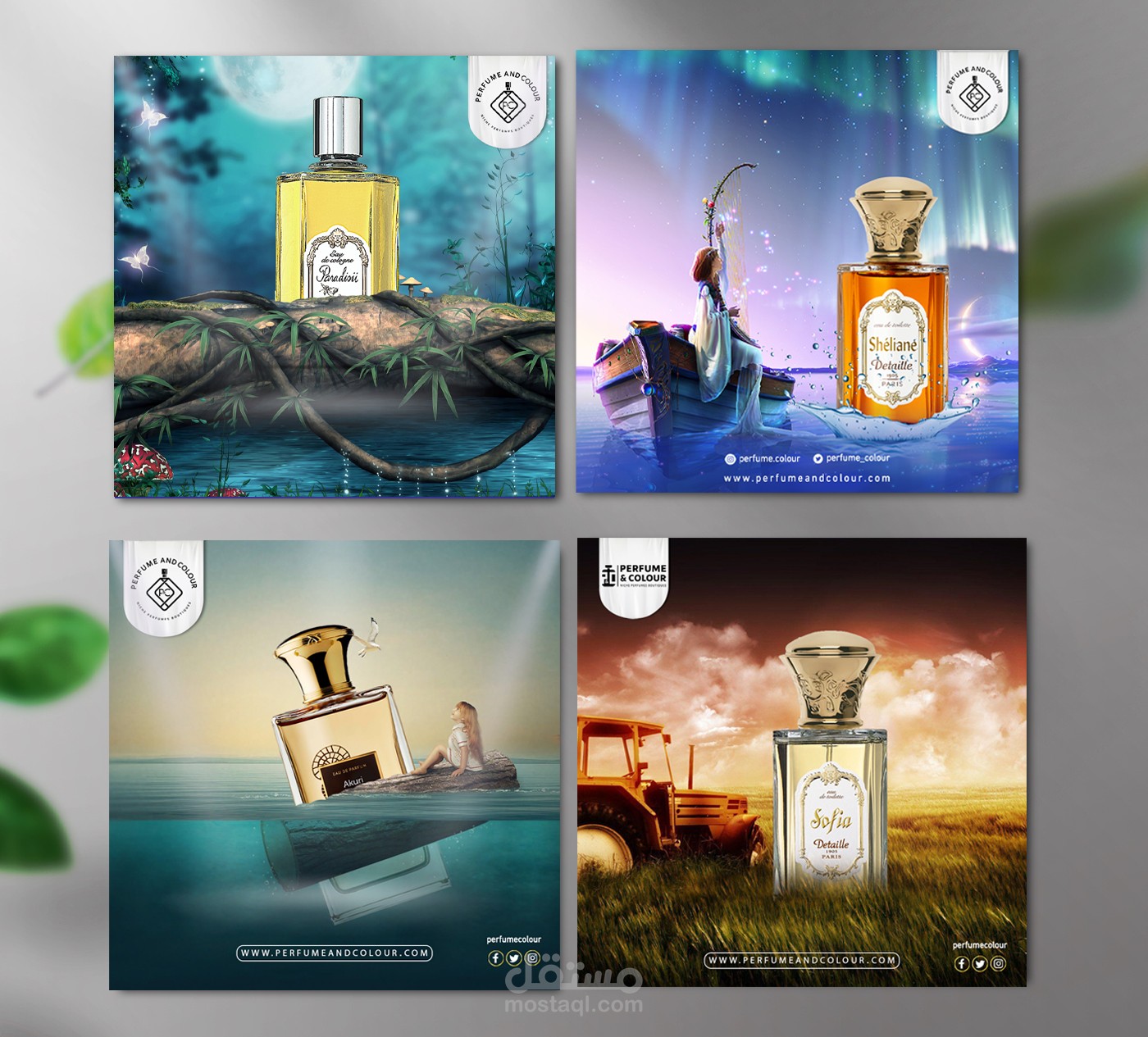 Social Media Designs | PerfumeColour