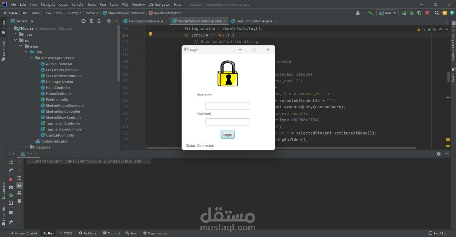 Course management system