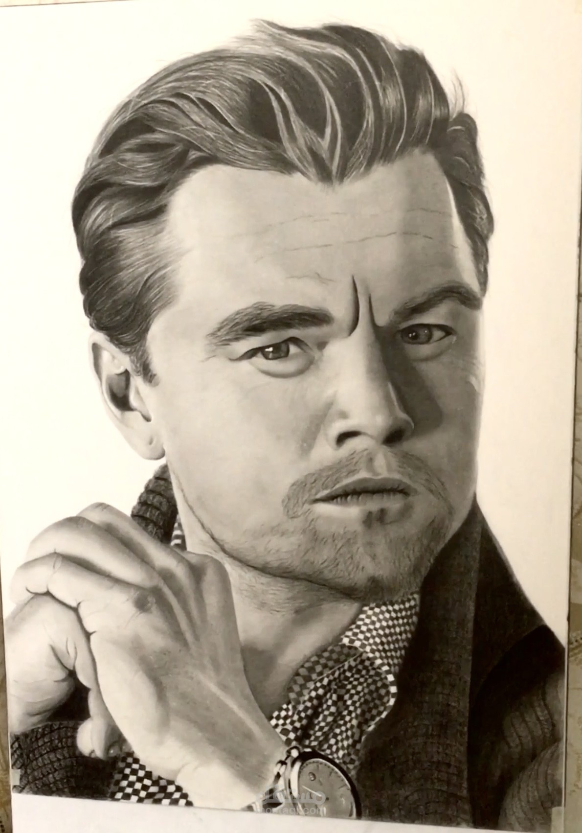 رسم شخصية ليئوناردو ديكابريو