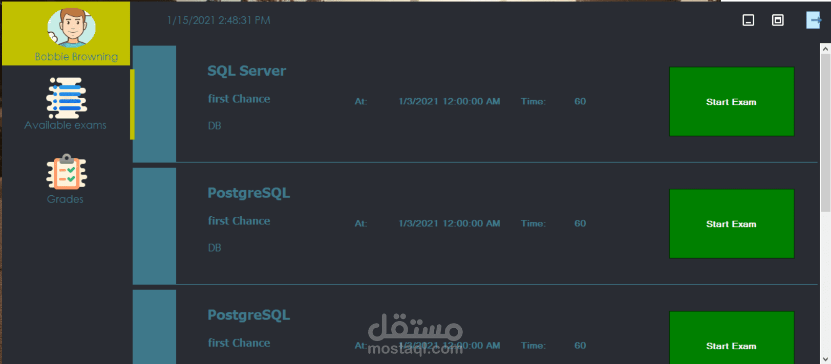 Desktop Application for Learning Purposes