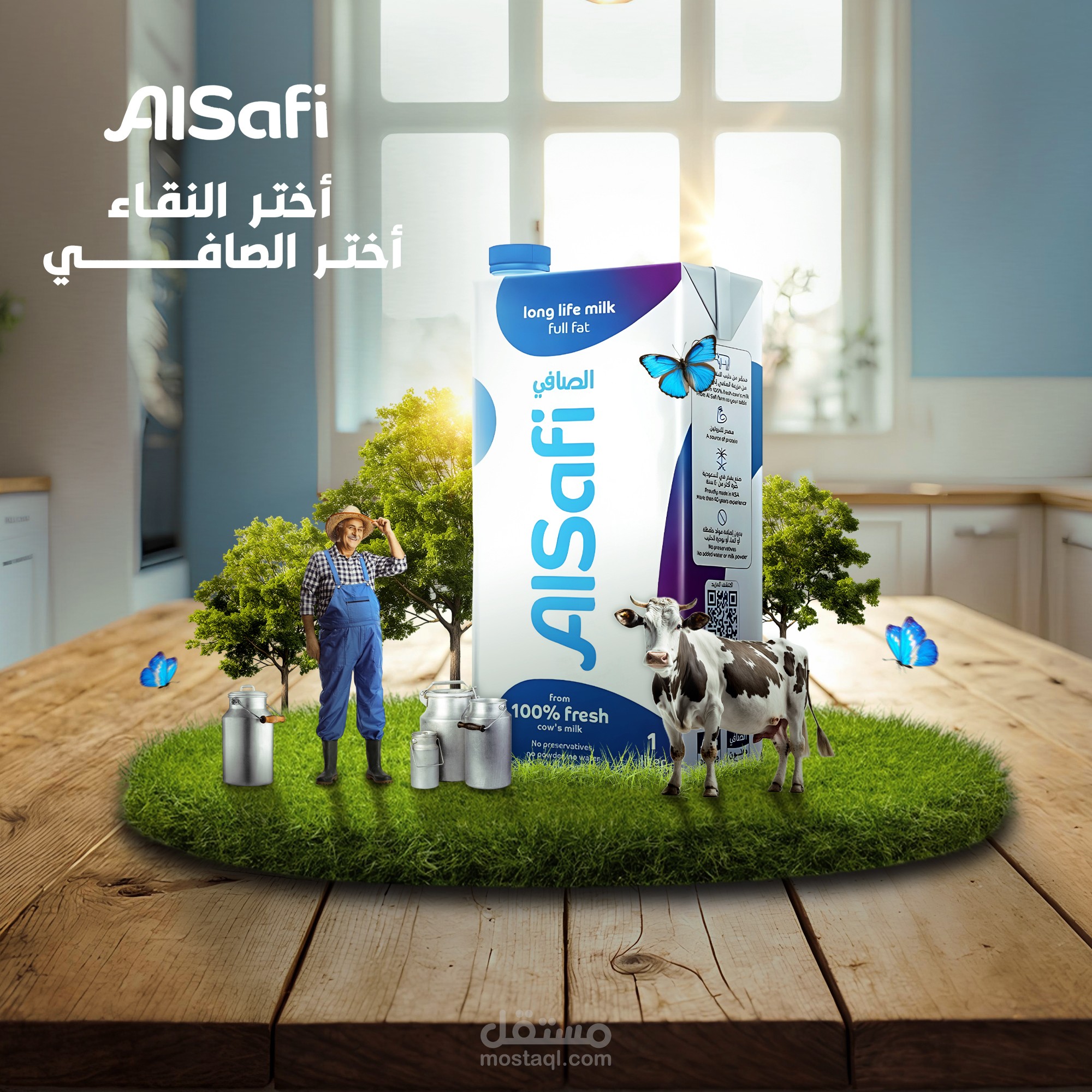 تصاميم سوشيال ميديا لشركة الصافي
