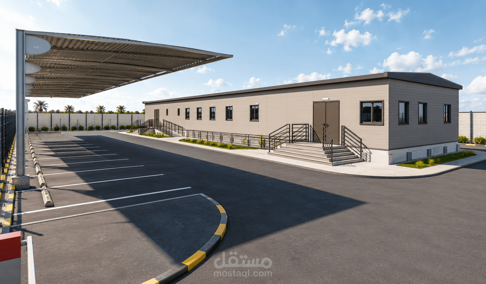 تصميم مبني مسبق التصنيع PREFABRICATED BUILDING في المملكه العربيه السعوديه في منطقة الرياض