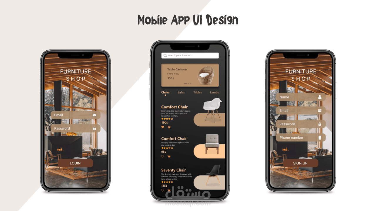 Furniture App - UI/UX Design App