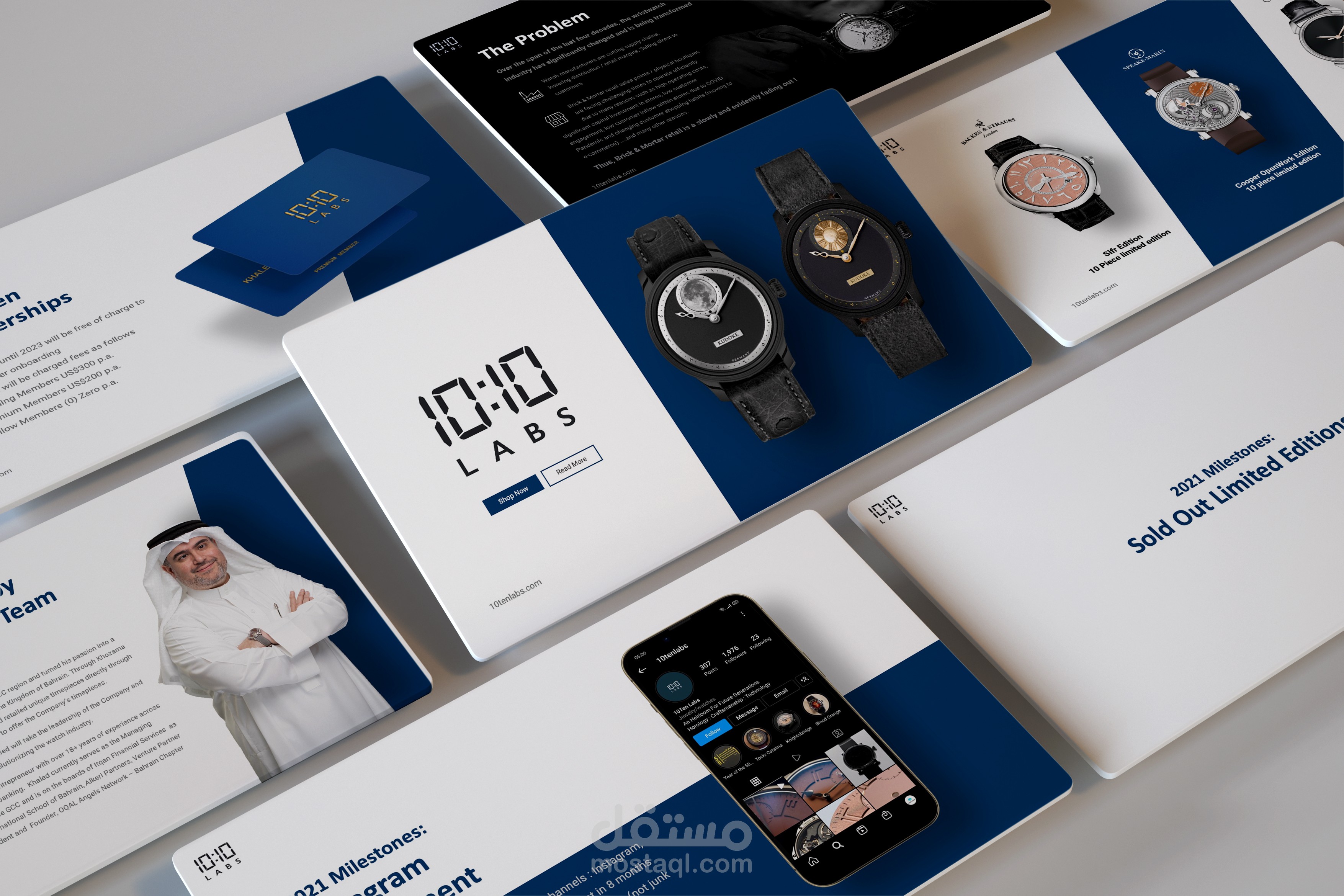 عرض تقديمي للمستثمرين Pitch deck