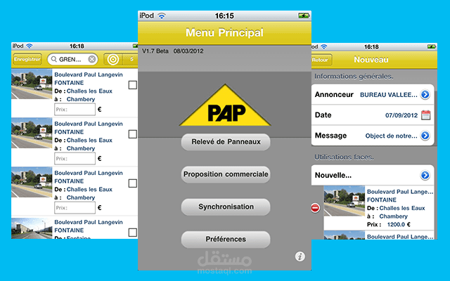 Gestion des panneaux publicitaires