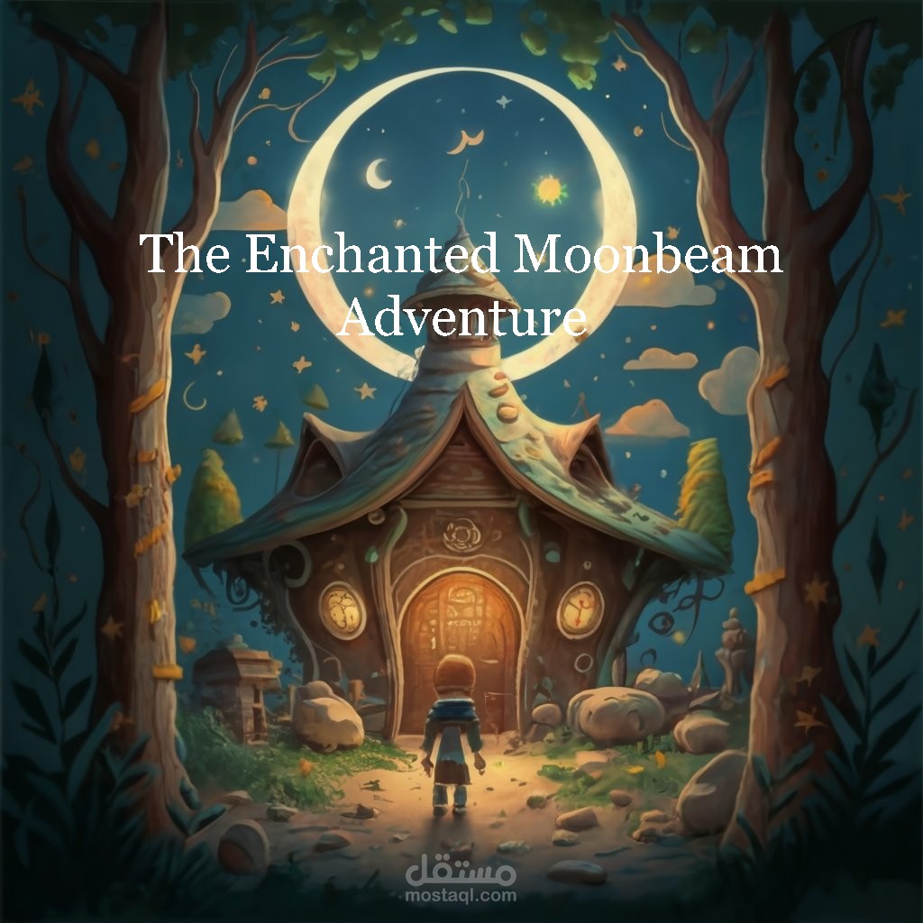 قصة بعنوان The Enchanted Moonbeam Adventure