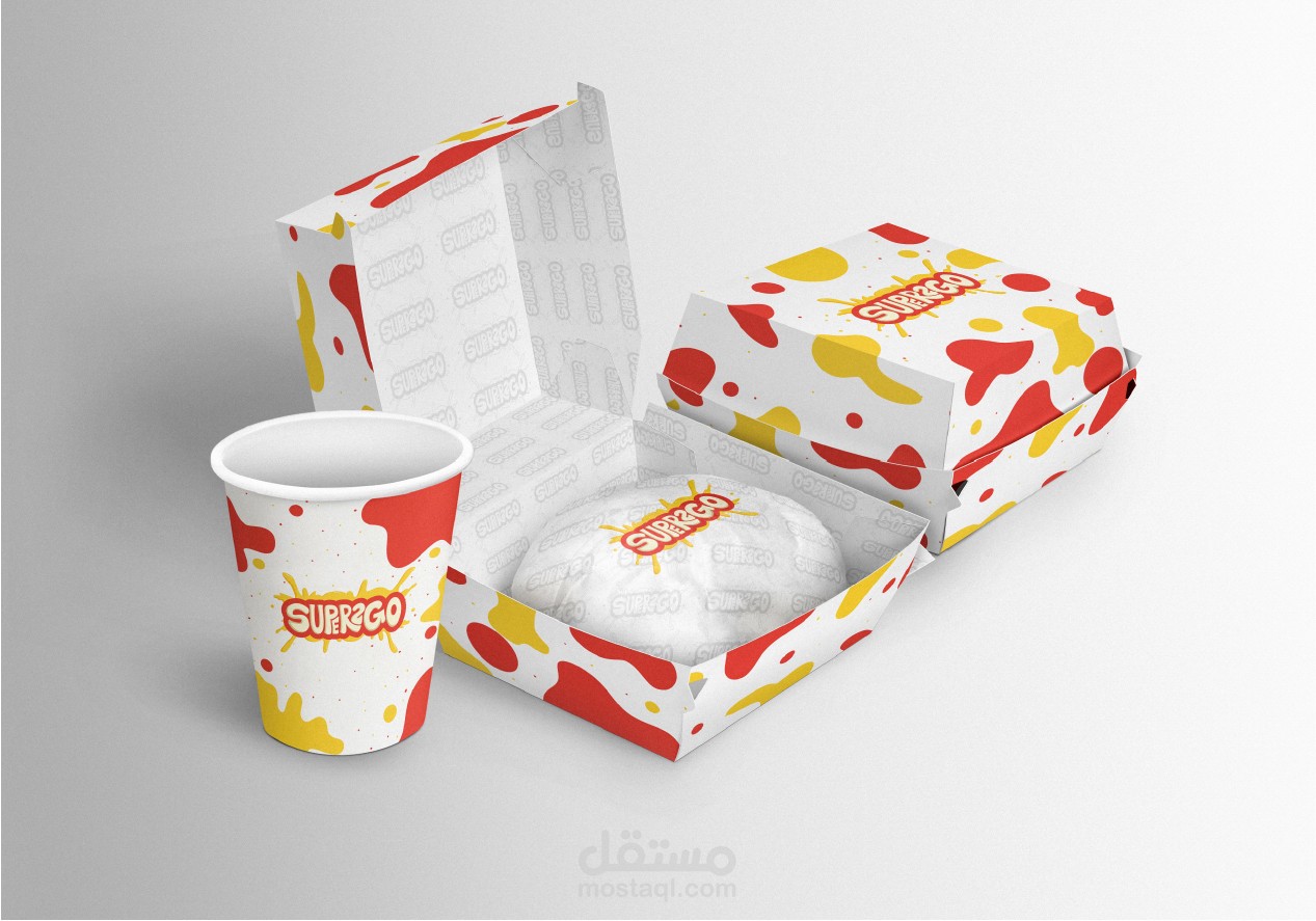 تصميم لوجو و باكجينج لعربة أكل