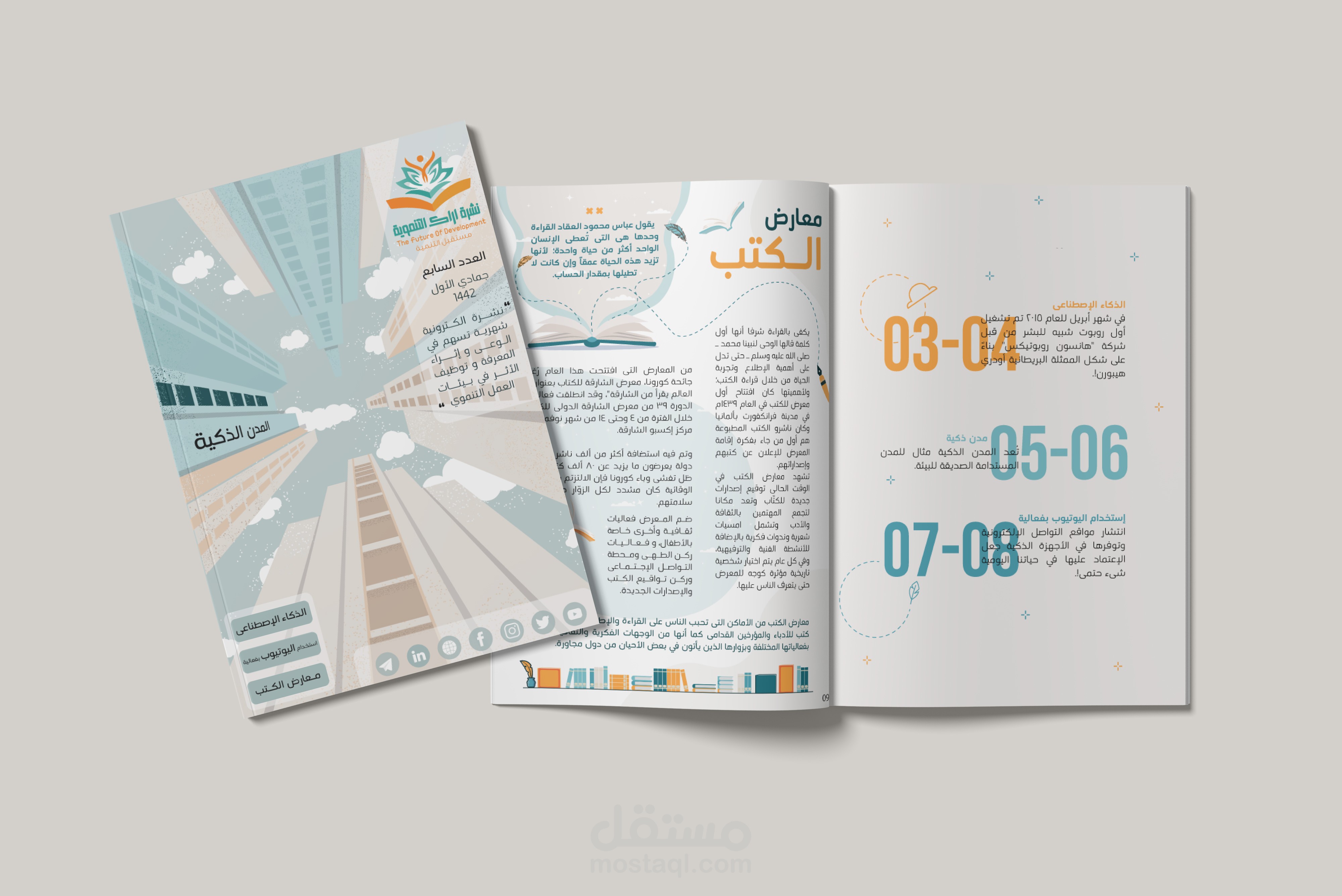تصميم نشرة الكترونية