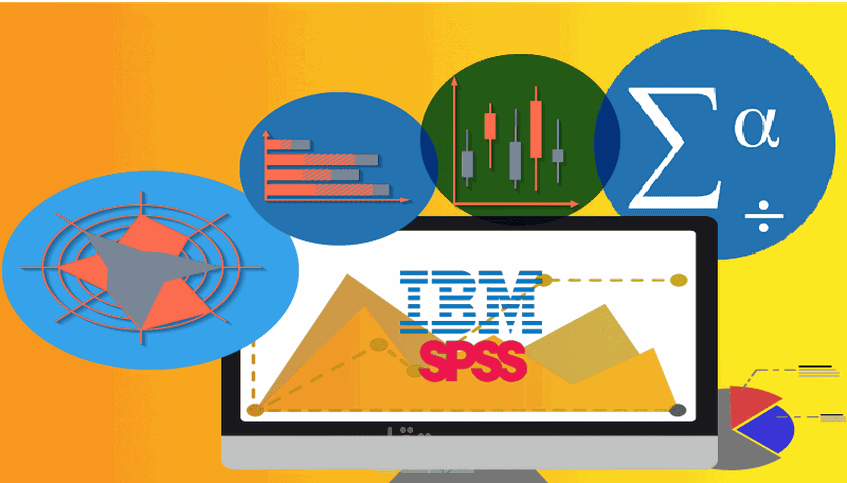 تحليل بيانات إحصائية وعمل رسم بياني على spss