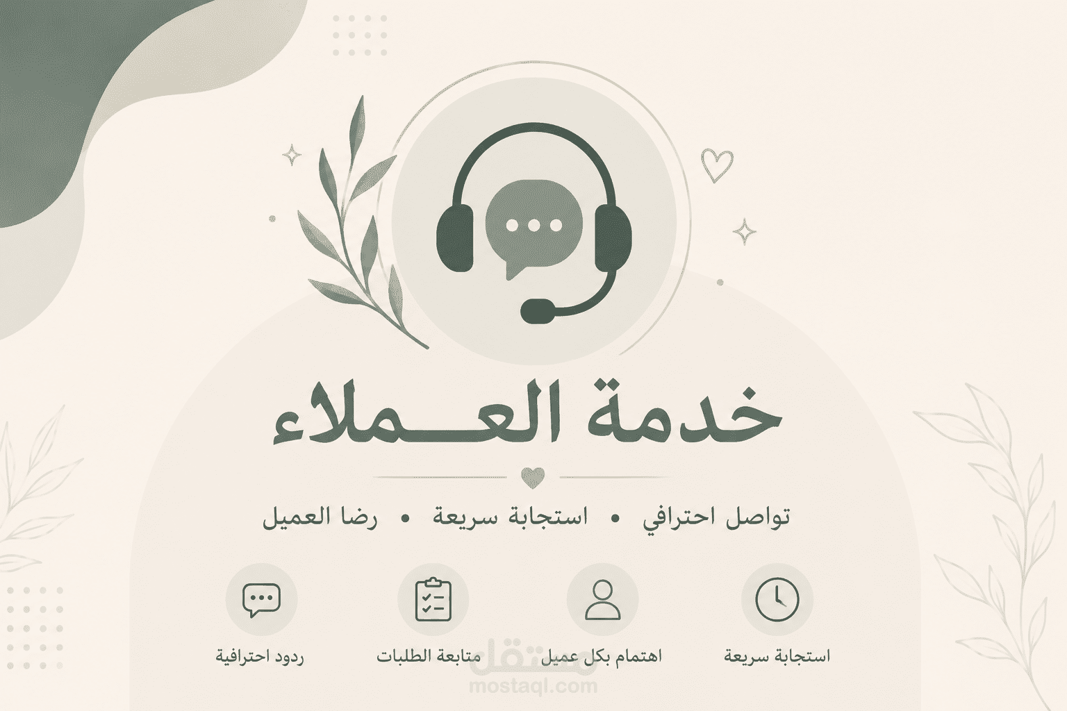 خدمة العملاء باحترافية ولباقة