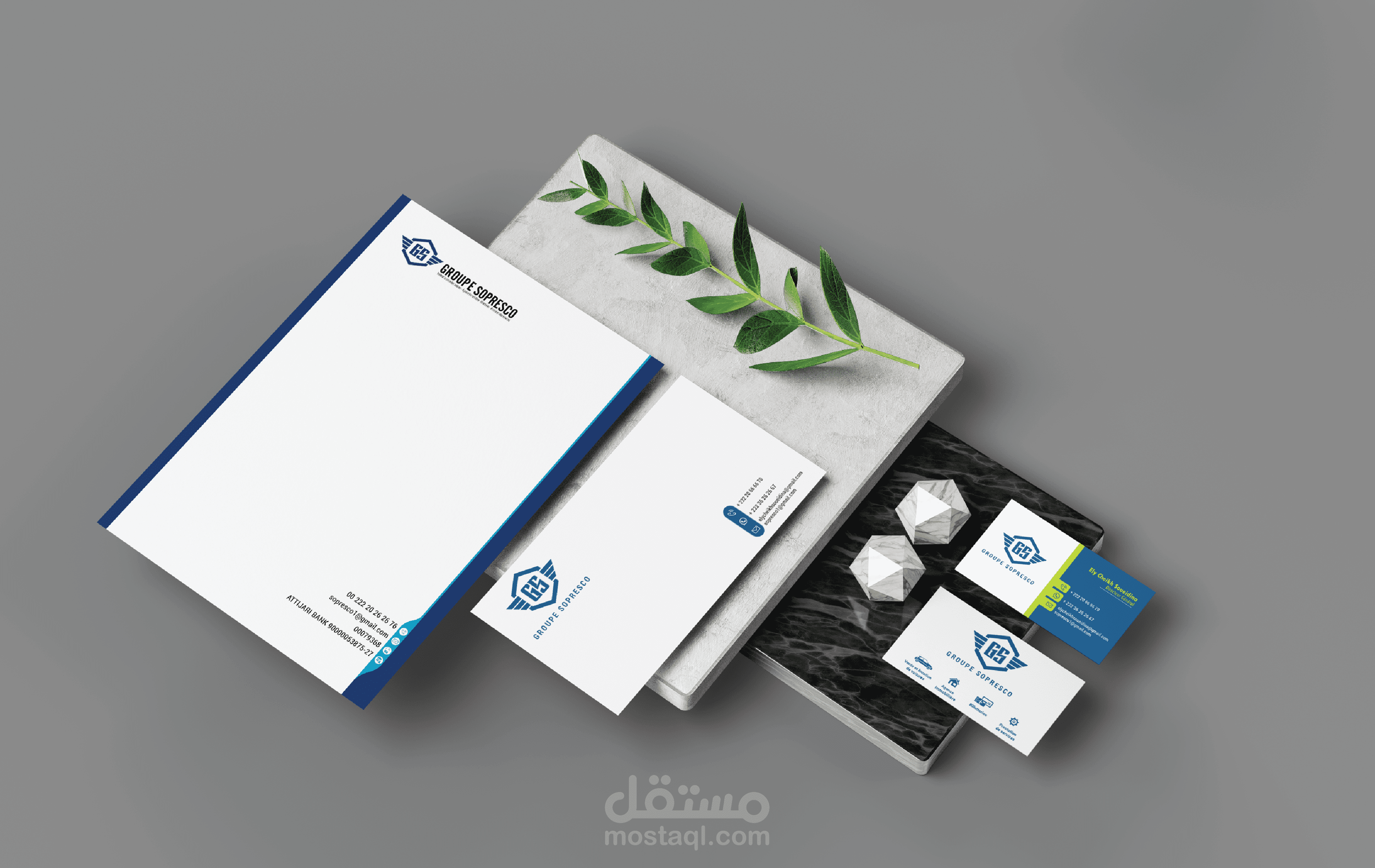 تصميم هوية بصرية كاملة