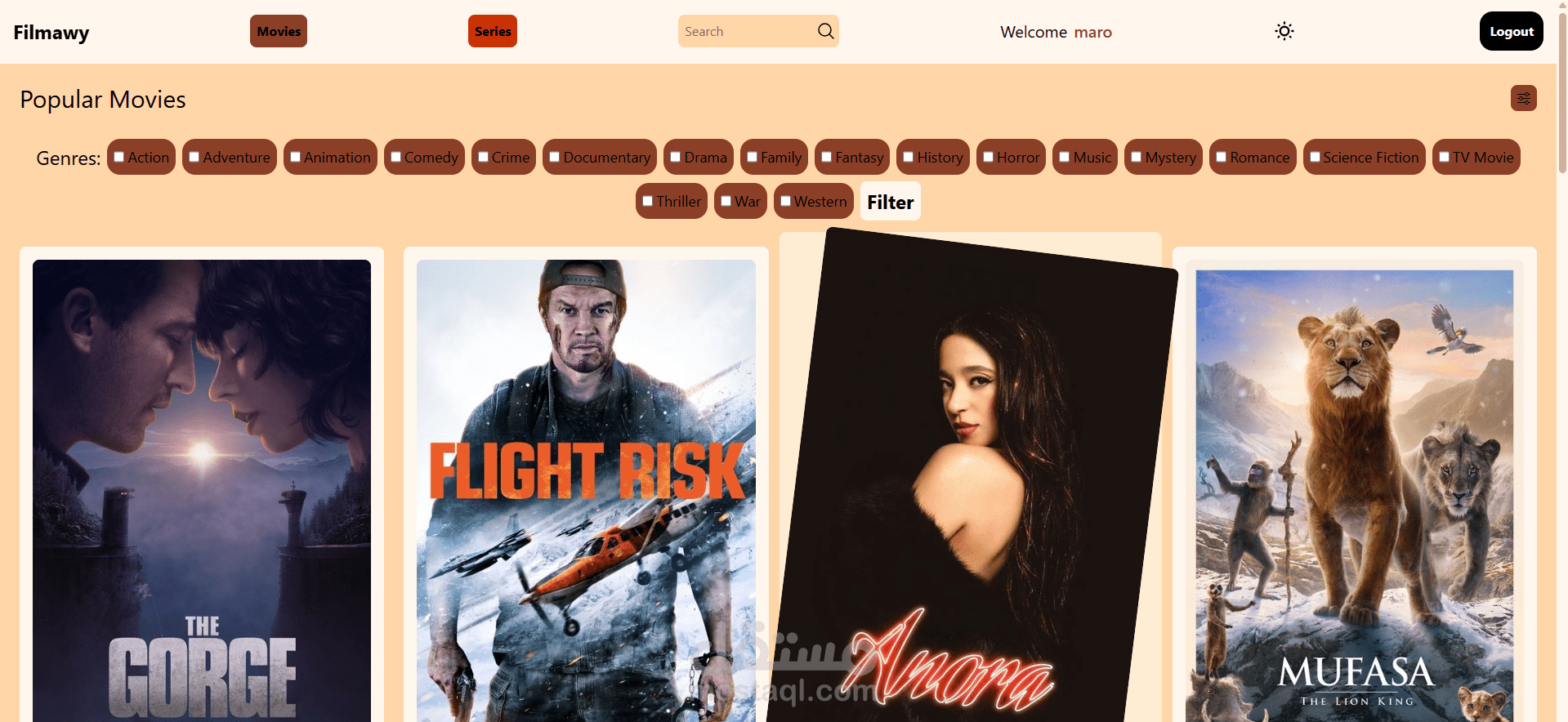 فيلماوي منصة تفاعلية لاستكشاف ومتابعة الأفلام والمسلسلات