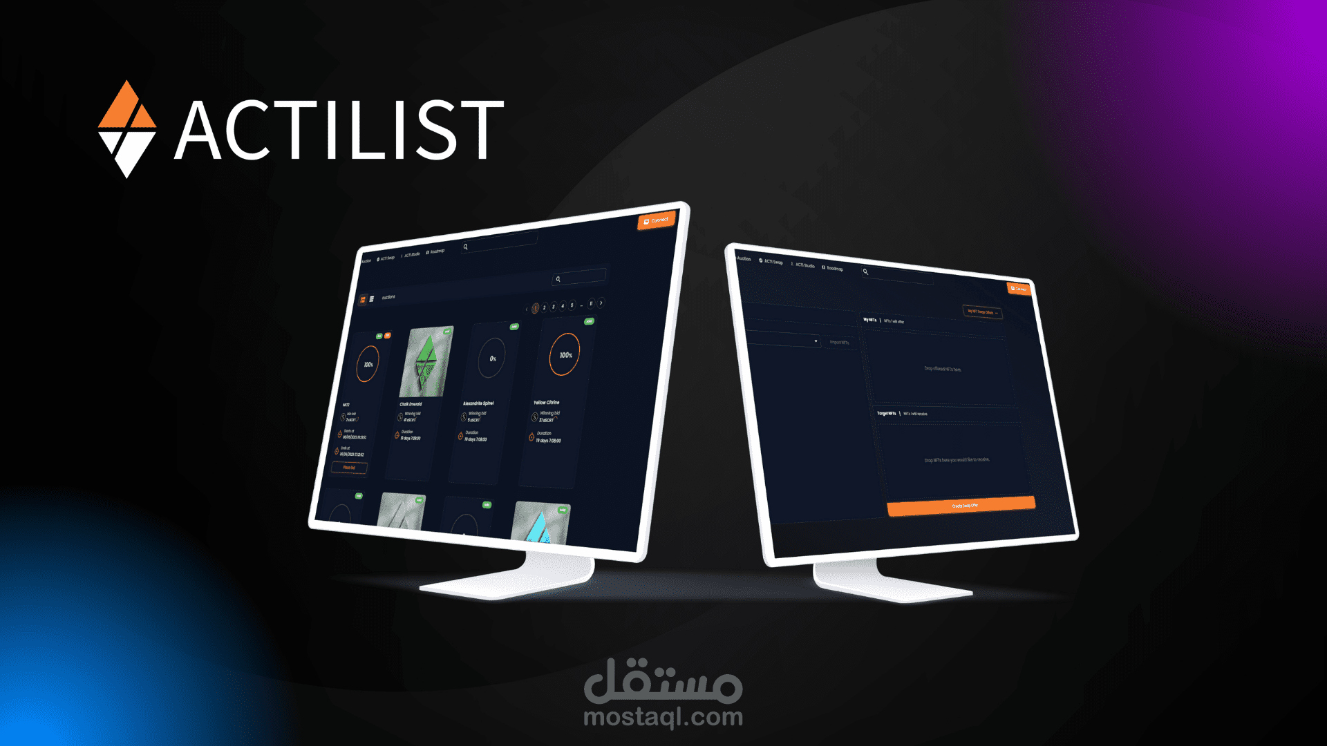 منصة المزايدة و تبادل الـNFTs