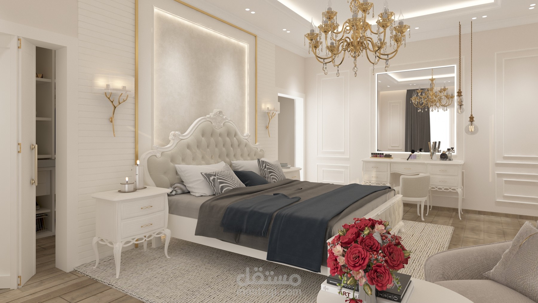 تصميم داخلي لغرف نوم