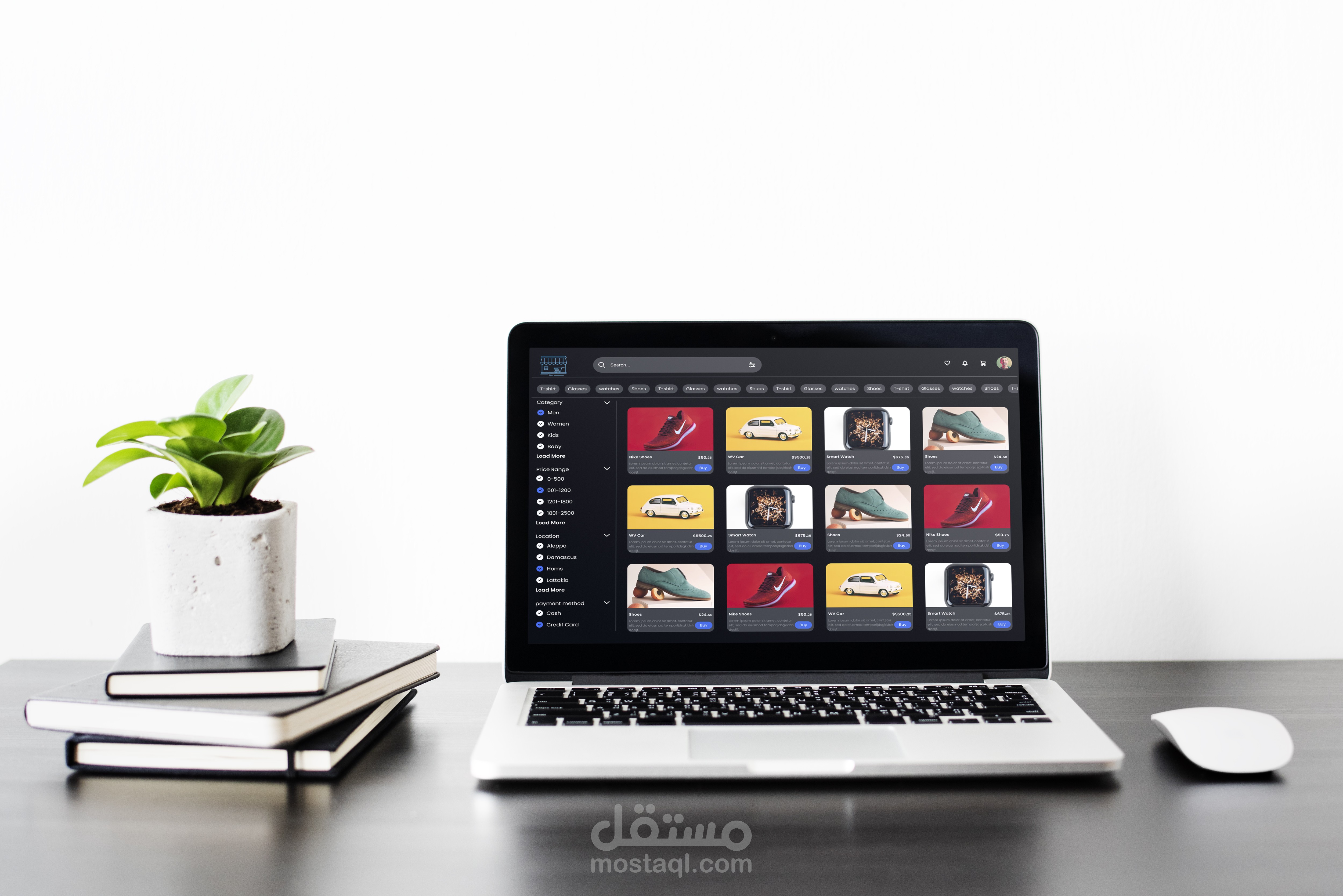 تصميم صفحة ويب بواسطة برنامج FIGMA