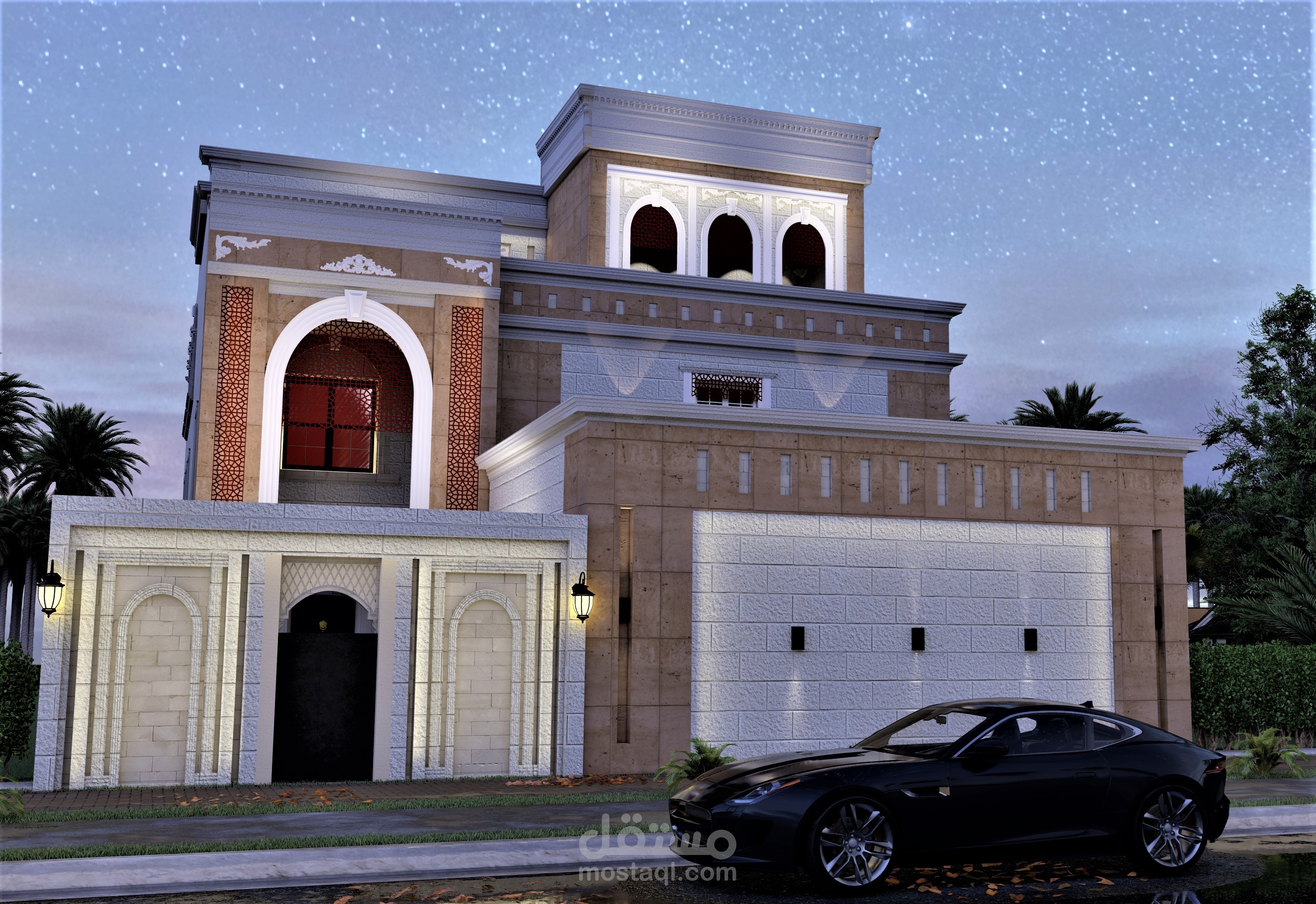 تصميم فيلا في السعودية
