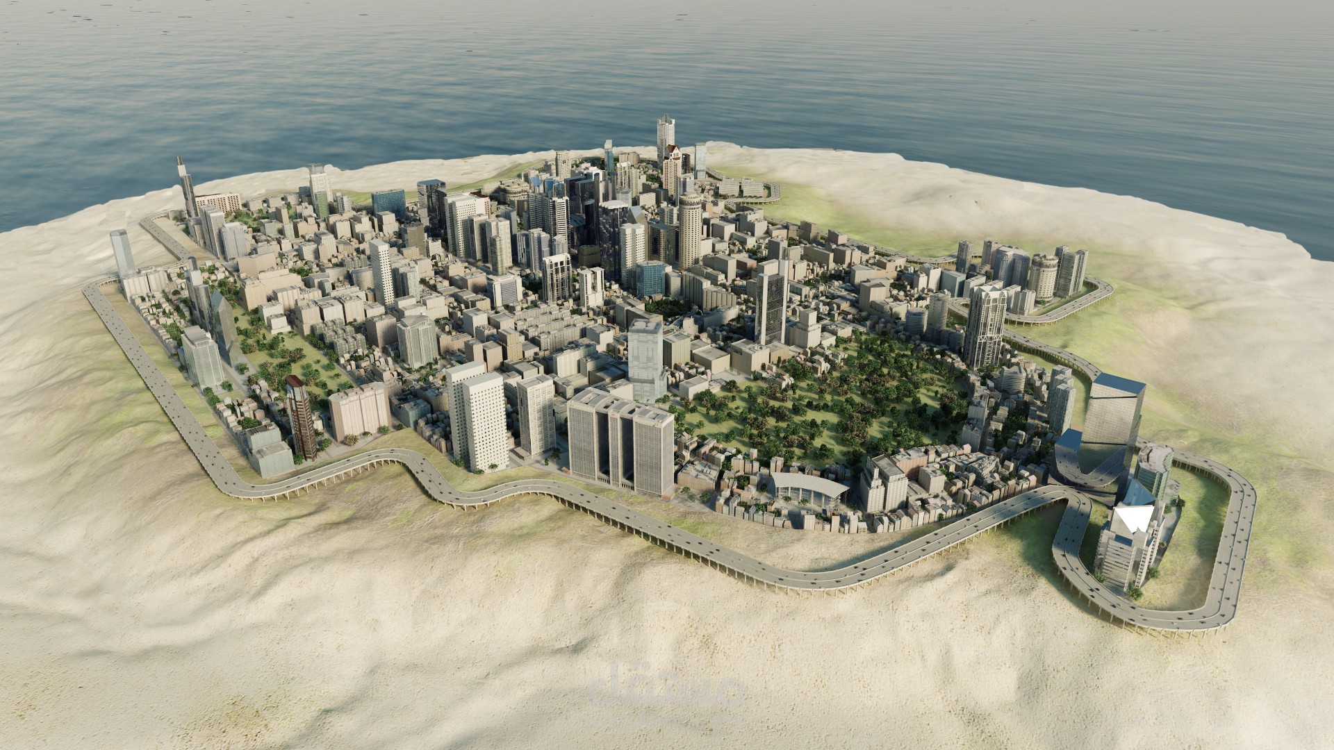 تخطيط وتصميم مدن - 3D Max