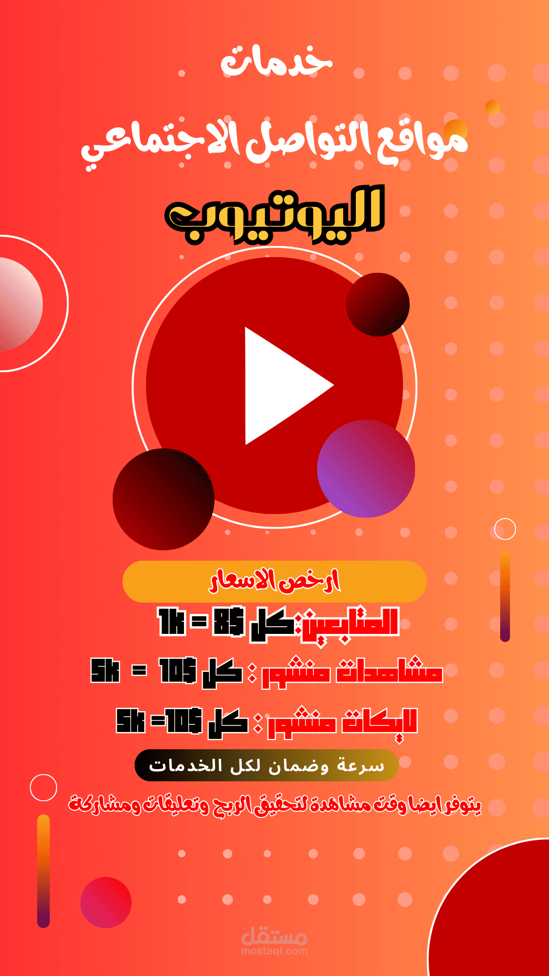 خدمات مواقع التواصل