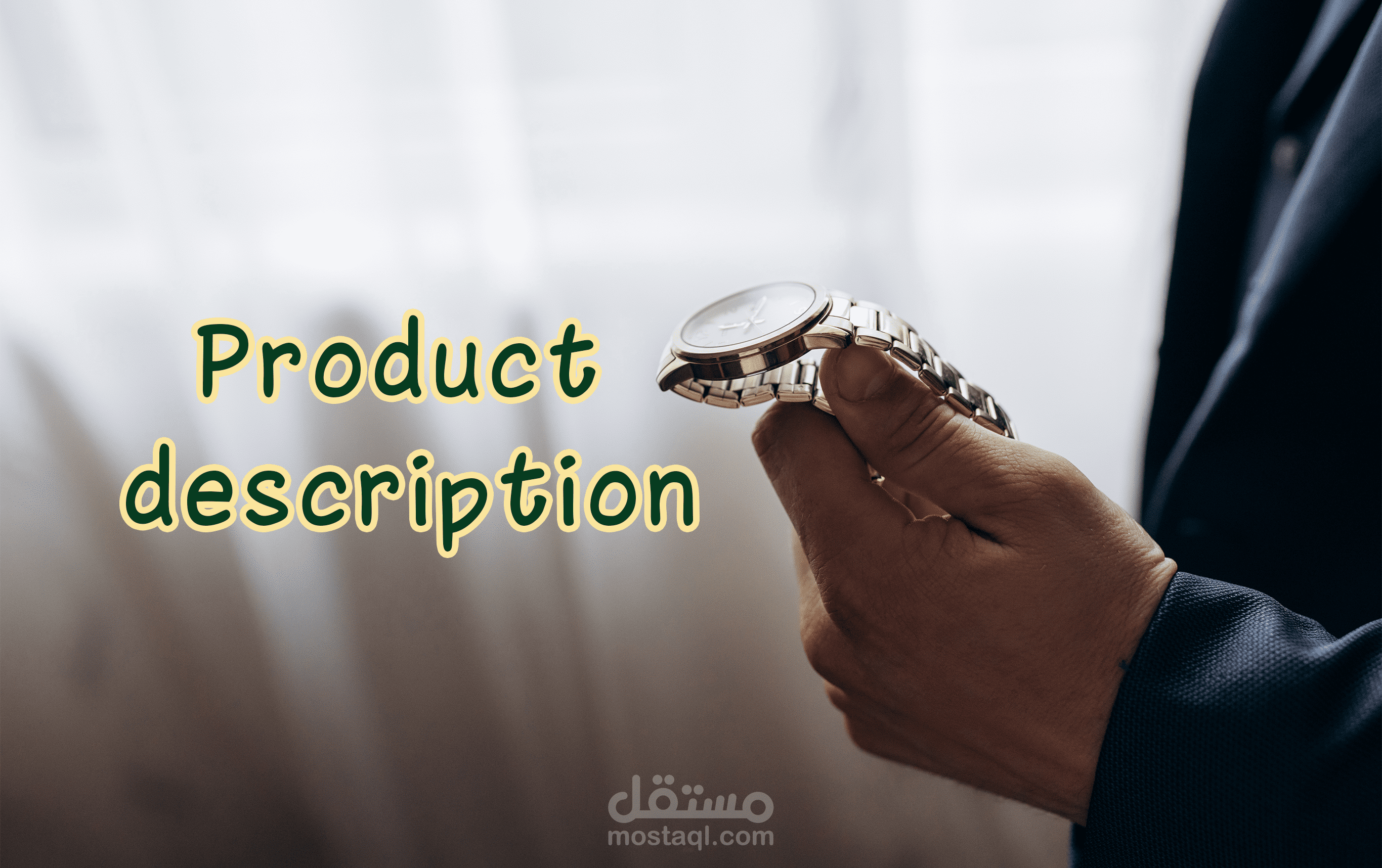 Product description | وصف منتجات (ساعات)