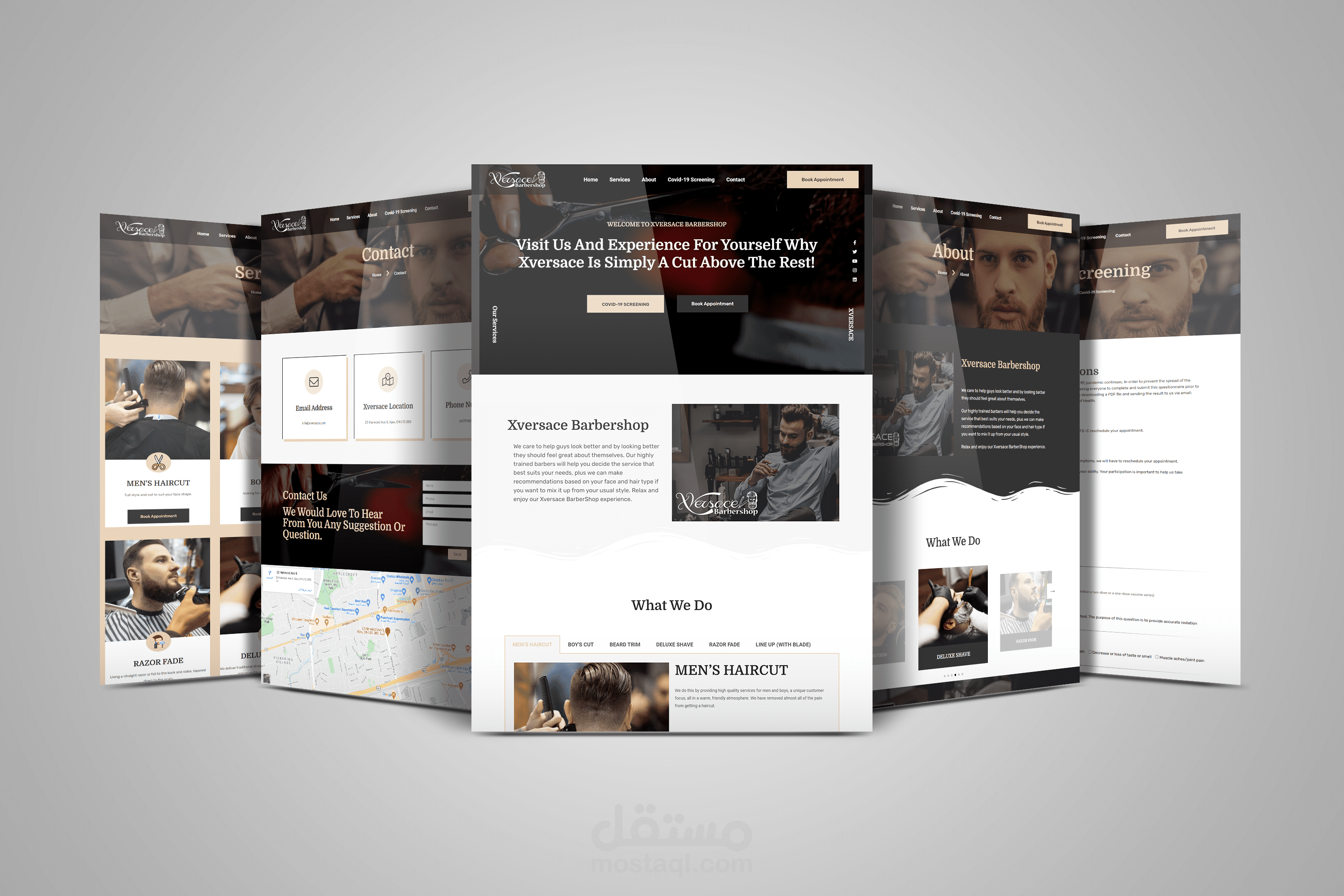 موقع حلاقة اجنبي