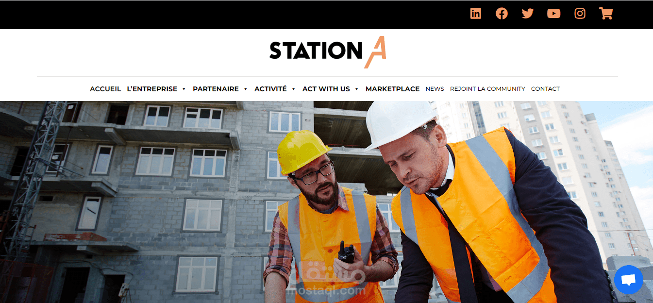 موقع Station A فرنسي