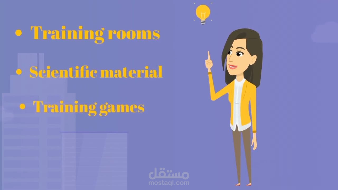 تصميم فيديو جرفيك اعلاني لدورة تدريب مدربين ToT مع تعليق صوتي