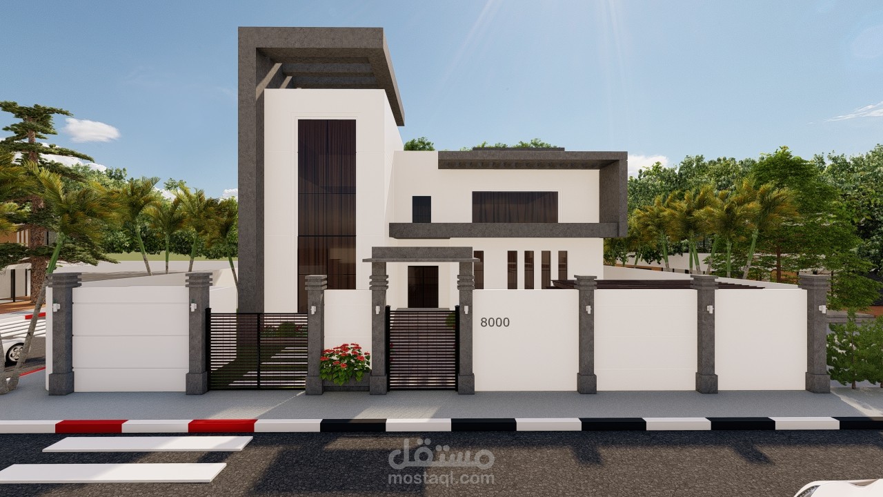 تصميم فيلا مودرن